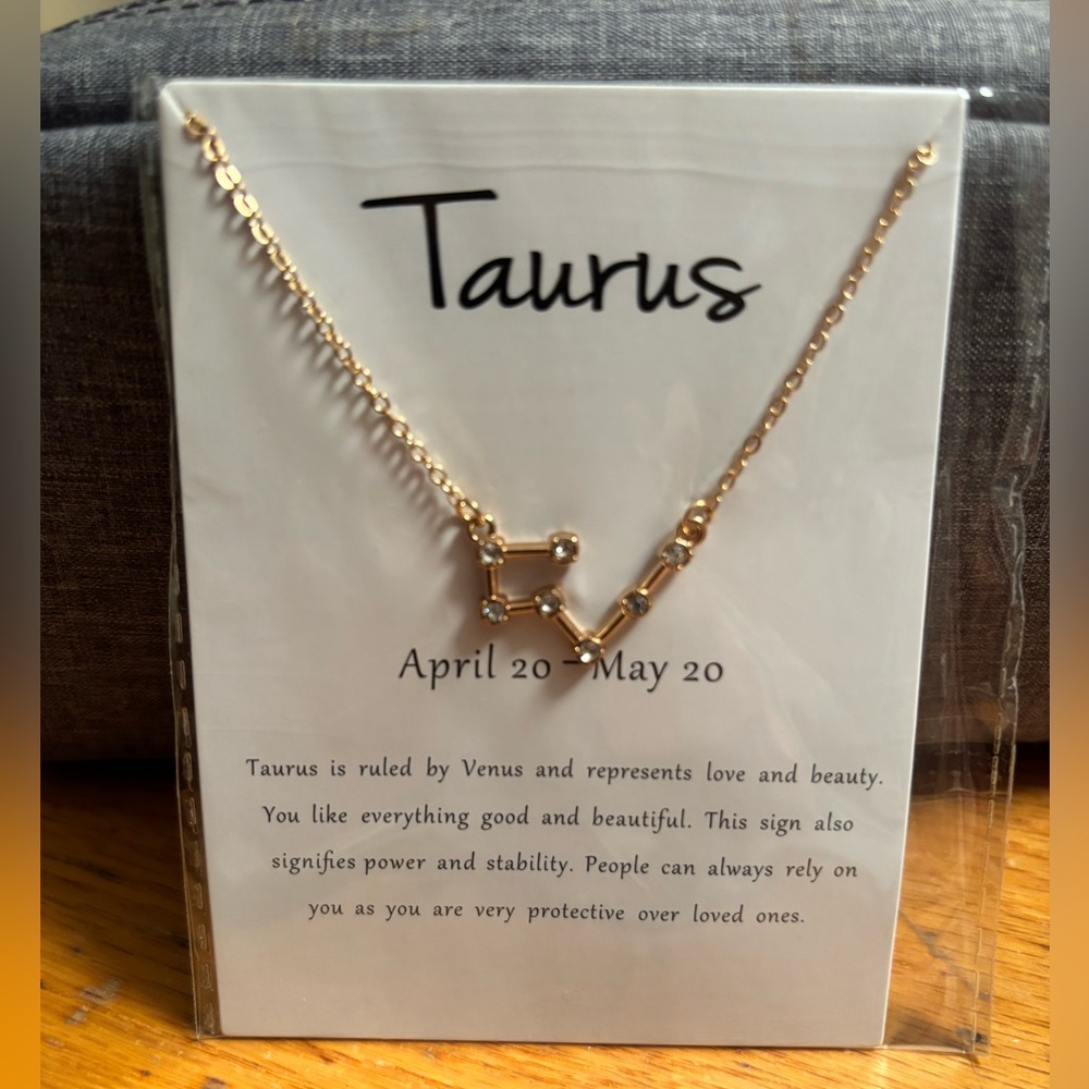 NEW Taurus Zodiac Constellation Necklace Astrology